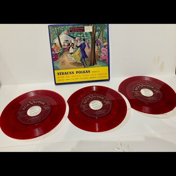 45 rpm Strauss Polkas vol 2, 3 units - Picture 3 of 3